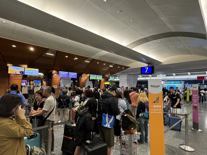 因應農曆春節出國人潮，台灣虎航宣布14日到22日止，凡是於桃園機場出發的航班，將於航班起飛前3小時開始接受辦理報到手續。（台灣虎航提供）中央社記者余曉涵傳真　115年2月5日