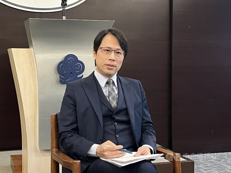 海峽交流基金會（海基會）6日下午召開背景說明會，由副秘書長黎寶文主持。中央社記者李雅雯攝　115年2月6日