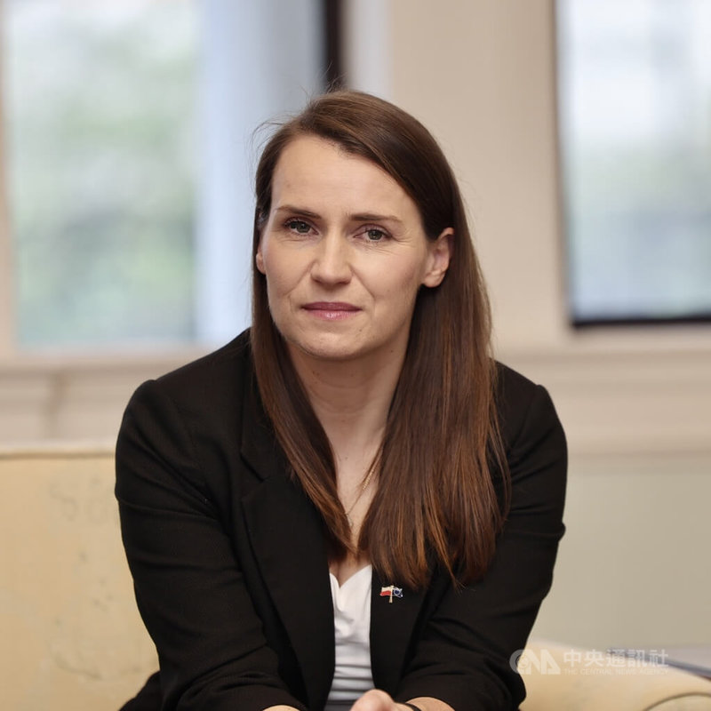 波蘭國會歐盟事務委員會主席波格妮絲（Agnieszka Pomaska）表示，波蘭的國防支出將近GDP的5%，因為這不僅是對安全的投資，也是對波蘭經濟的投資。中央社記者王飛華攝　115年2月7日