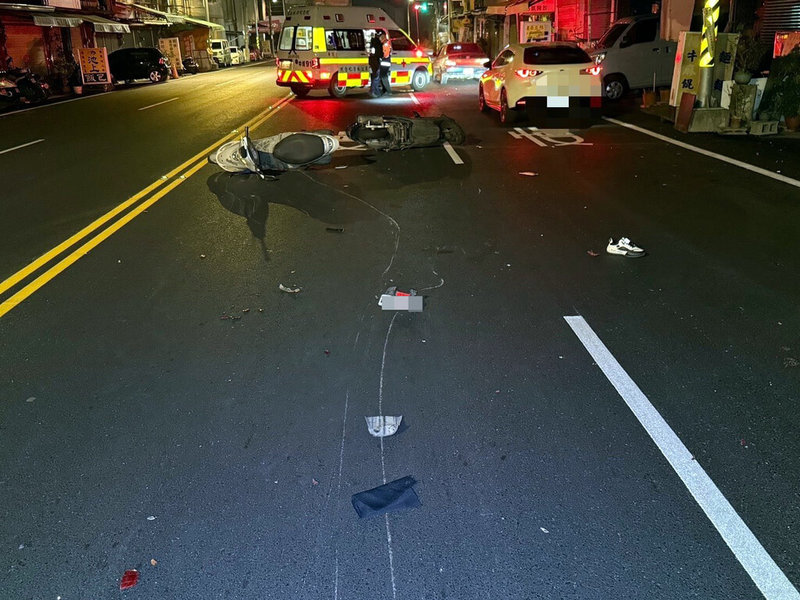 嘉義黃姓男子7日凌晨涉嫌酒駕追撞一名7旬老翁還肇逃，老翁傷重不治。警方循線火速逮捕黃男，除酒測值超標外，經快篩檢測呈毒品安非他命陽性反應。（警方提供）中央社記者黃國芳傳真　115年2月7日