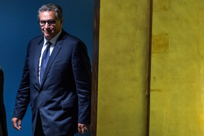 摩洛哥總理阿克哈努什。（路透社）