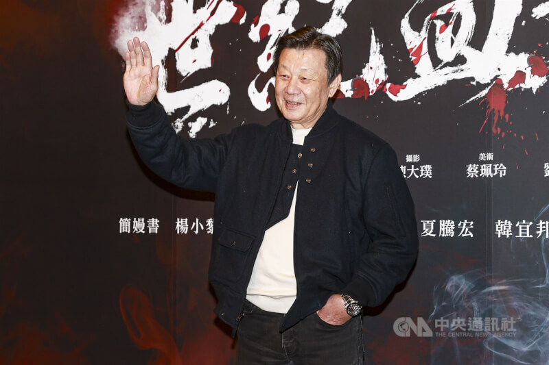 電影「世紀血案」殺青記者會1日舉行，主演寇世勳出席。（中央社檔案照片）