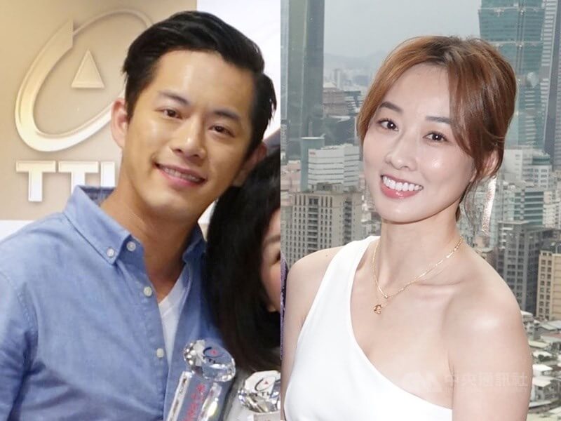 參演電影「世紀血案」的韓宜邦（左）、夏語心（右）。（中央社檔案照片）