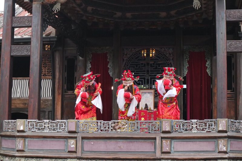 農曆春節即將到來，台中市各文化場館期間推出多場活動，霧峰林家宮保第園區將於18日大年初二熱鬧辦理跳加官活動，讓參觀者逛古蹟、接福氣。（台中市文化局提供）中央社記者郝雪卿傳真　115年2月9日