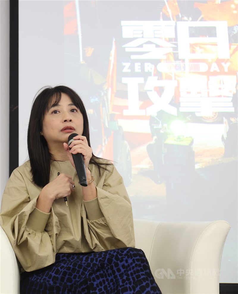 圖為「零日攻擊」編劇鄭心媚。（中央社檔案照片）