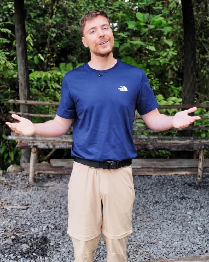 全球最受歡迎的YouTuber網紅MrBeast（野獸先生）9日表示，他已收購一款為Z世代打造的銀行金融App。（圖取自facebook.com/mrbeast）