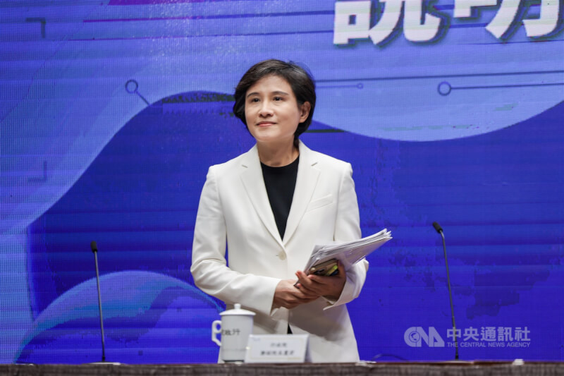 行政院副院長鄭麗君10日將率談判團隊再度赴美，為台美對等貿易協定簽署做準備。（中央社檔案照片）