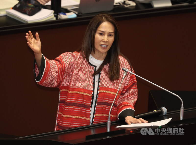 無黨籍立委高金素梅。（中央社檔案照片）