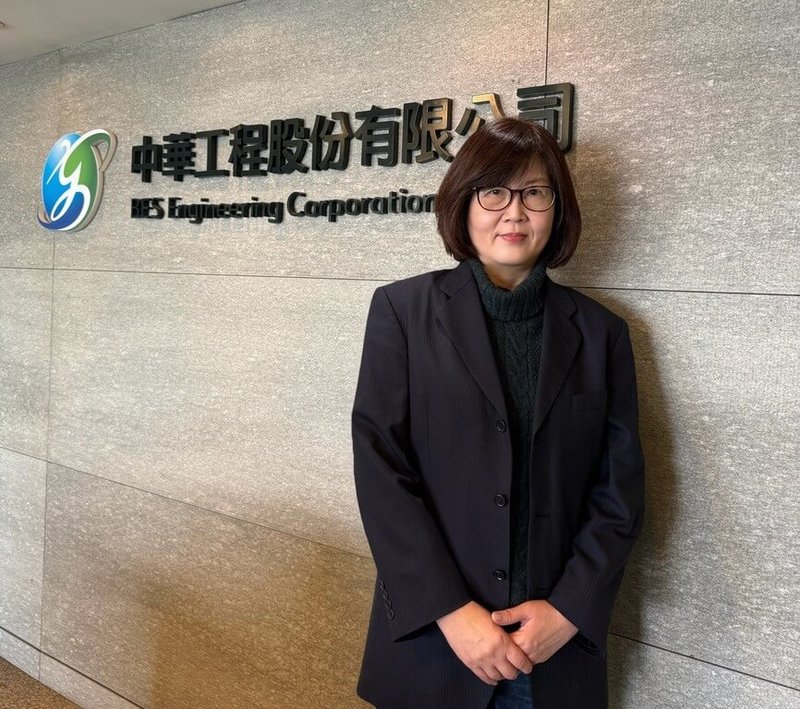 中華工程10日發布重大訊息，董事長周志明辭任兼任總經理職務，新任總經理由原估算成控處協理蘇麗梅（圖）升任。（中華工程提供）中央社記者何秀玲傳真　115年2月10日