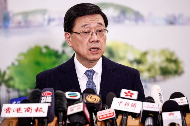 香港行政長官李家超。（路透社）