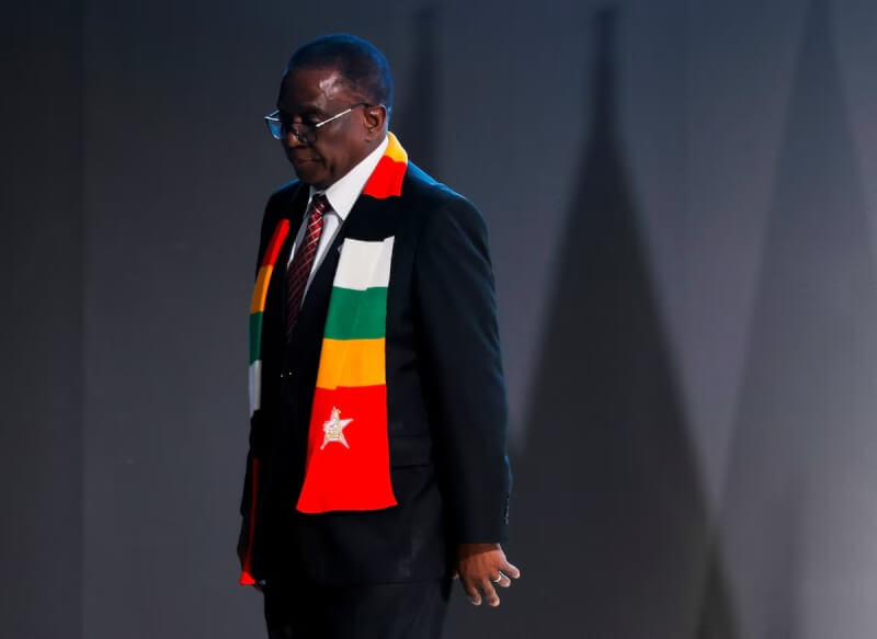 辛巴威總統姆南加瓦。（路透社）