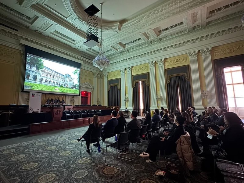 台劇「零日攻擊」日前於美國國會進行專場放映，吸引約50名參眾議員與國會幕僚觀賞，把台海安全與民主韌性議題帶進美國主流政策圈視野。（零日文創提供）中央社記者洪素津傳真　115年2月12日