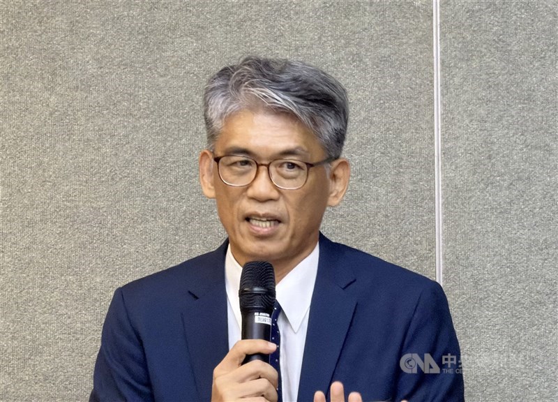 圖為LINE Pay Money總經理張修齊。 （中央社檔案照片）