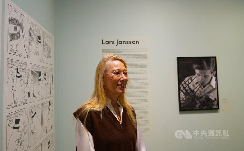 索菲亞.楊笙是嚕嚕米作者朵貝.楊笙的親姪女,她現在不僅是家族事業的領導者,也是守護楊笙家族藝術遺產的核心人物。中央社記者巫祈麟赫爾辛基攝 115年2月14日