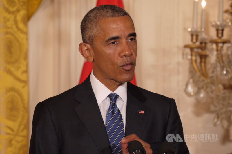 美國前總統歐巴馬。（中央社檔案照片）