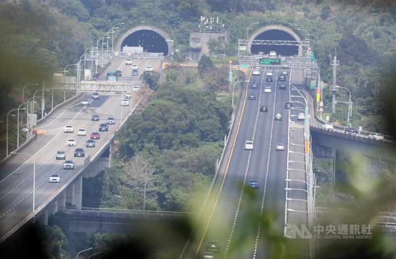 圖為國3木柵交流道。（中央社檔案照片）