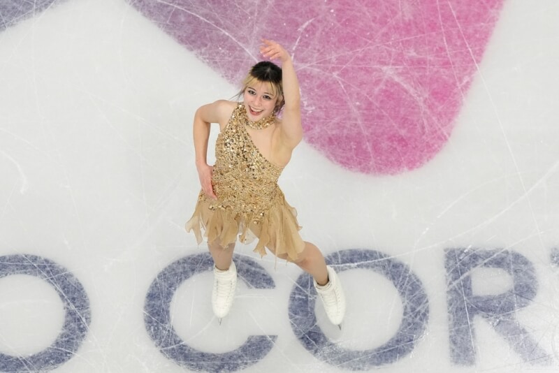 劉美賢是美國歷來在這個項目的第8位金牌得主。（美聯社）