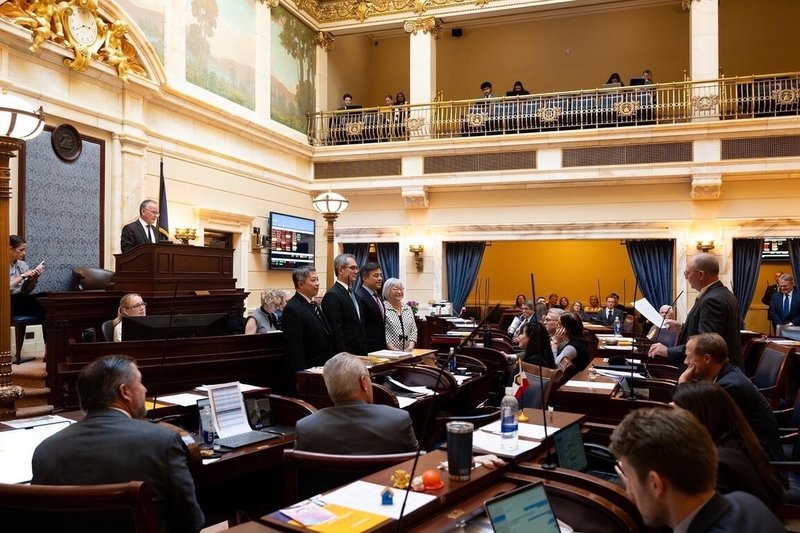 美國猶他州參議會19日通過友台決議，出席議員一致通過，支持台灣參與國際組織。（猶他州參議會提供）中央社記者張欣瑜舊金山傳真　115年2月20日