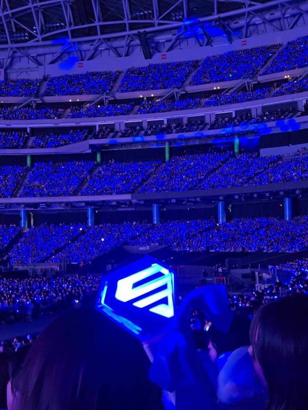 小狗兔（化名）迷惘青春期相遇Kpop群星，追星15年，照亮憂鬱症黑洞，去年在韓團Super Junior演唱會上，她點亮小小手燈光，成為現場的數萬分之一。（讀者提供）中央社記者陳婕翎傳真　115年2月20日