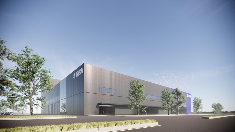 國家太空中心表示,將建置台南沙崙整合測試研發基地,負責火箭元件與次系統研發、組裝及功能測試,並作為全箭整合組裝與環境驗證的核心場域,基地預計2030年啟用營運。圖為基地模擬圖。(國家太空中心提供)中央社記者趙敏雅傳真 115年2月21日