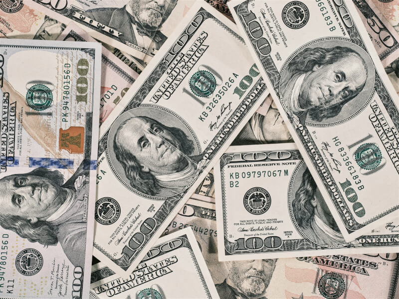美金示意圖。（圖取自Unsplash圖庫）