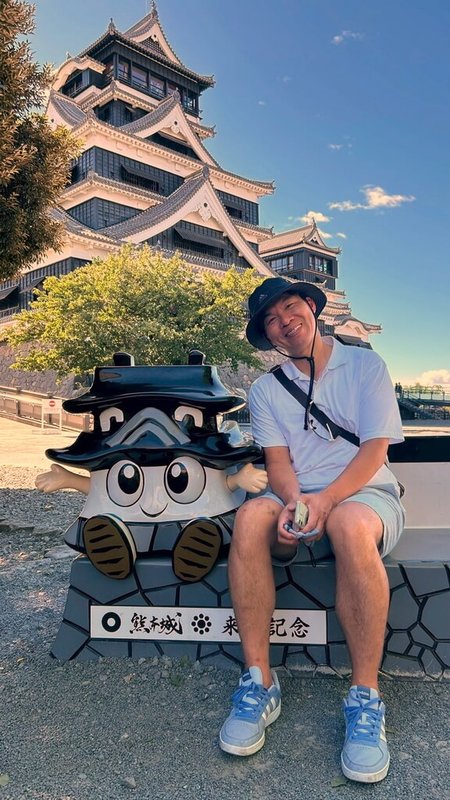 新北市泰山高中教務主任衡寶龍（圖）說，其父於民國38年隨政府撤來台灣，祖籍江蘇省邳縣，衡姓在台人數不多，學生常誤以為「龍」是姓氏，反而加深記憶點。（衡寶龍提供）中央社記者黃旭昇新北傳真　115年2月21日