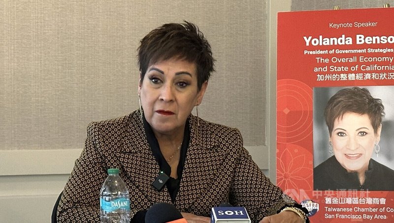 美國最高法院推翻川普全球性關稅，深耕加州政壇多年的政府關係策略專家班森（Yolanda Benson）表示，她並不一定認同最高法院做法，裁決有可能反而讓中國在競爭上相對得利。中央社記者張欣瑜舊金山攝　115年2月22日
