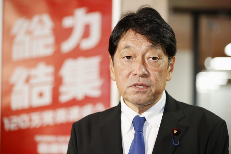 日本自民黨稅制調查會會長小野寺五典。（共同社）