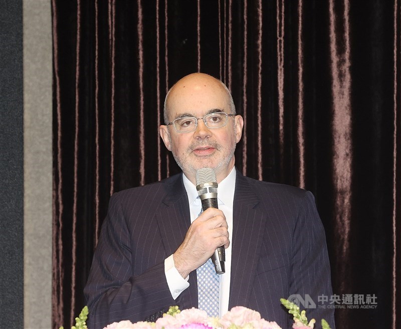 圖為美國在台協會（AIT）處長谷立言（Raymond Greene）。（中央社檔案照片）