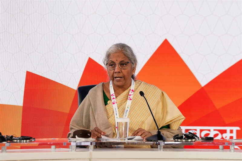 印度財政部長希塔拉曼認為，現在發表美國關稅變化對印度的經濟影響「還太早了」。（路透社）