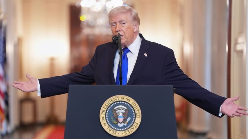 美國總統川普。（美聯社）