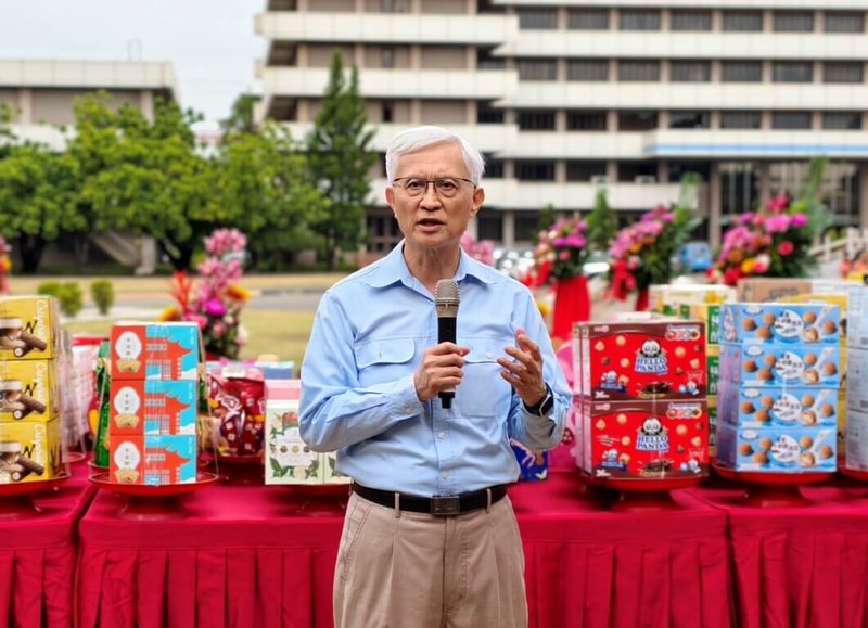 中鋼24日舉辦新春祈福典禮，董事長黃建智（圖）表示，「穩定獲利」是中鋼今年最重要的目標。（中鋼提供）中央社記者何秀玲傳真　115年2月24日