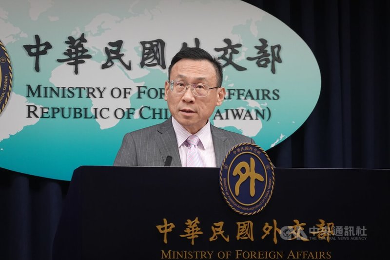 外交部24日舉行例行記者會，亞東太平洋司長林昭宏進行業務簡報。中央社記者楊堯茹攝 115年2月24日