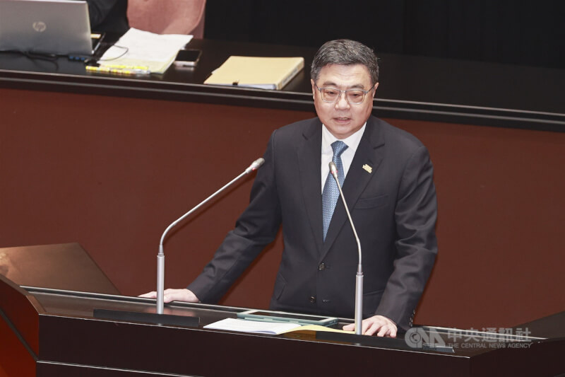 行政院長卓榮泰（圖）24日上午赴立法院說明施政方針及施政報告，並備質詢。中央社記者鄭清元攝　115年2月24日