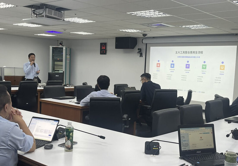 海洋委員會25日啟動「跨域協力，激發廉能韌性」專案計畫，以多元職能理念辦理AI工具整合應用專業訓練，期盼藉由導入AI數位治理思維，掌握關鍵風險因子，提升整體廉能治理韌性。（海委會提供）中央社記者張已亷傳真　115年2月25日