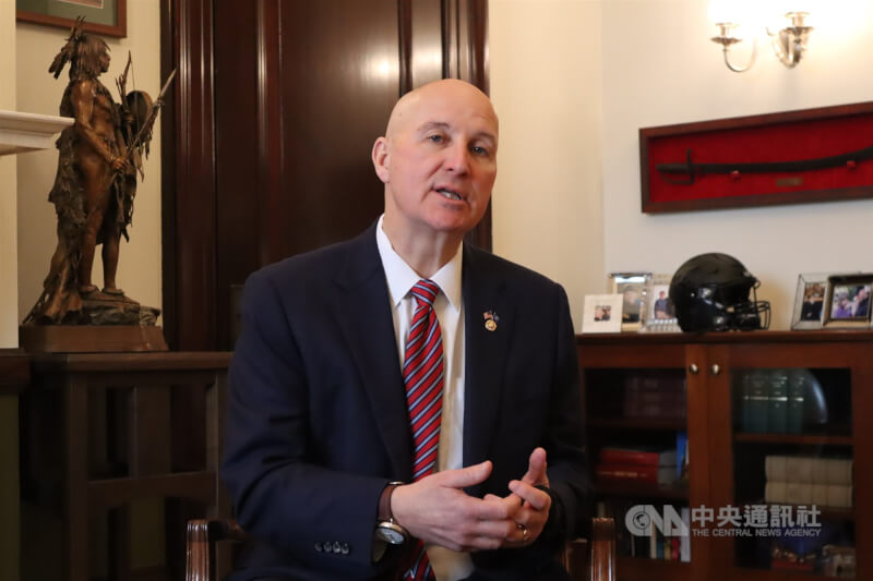 美國共和黨參議員芮基茲2025年出任參院外交委員會「亞太」小組主席後首次出訪，即把台灣列為一站。中央社記者鍾佑貞華盛頓攝 115年2月25日