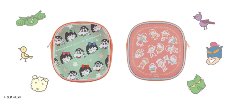 「櫻桃小丸子」與「蠟筆小新」在Ribon五月號雜誌刊載的合作漫畫，隨書將附贈聯名插畫收納袋。（圖取自蠟筆小新漫畫官網manga-shinchan.com/）