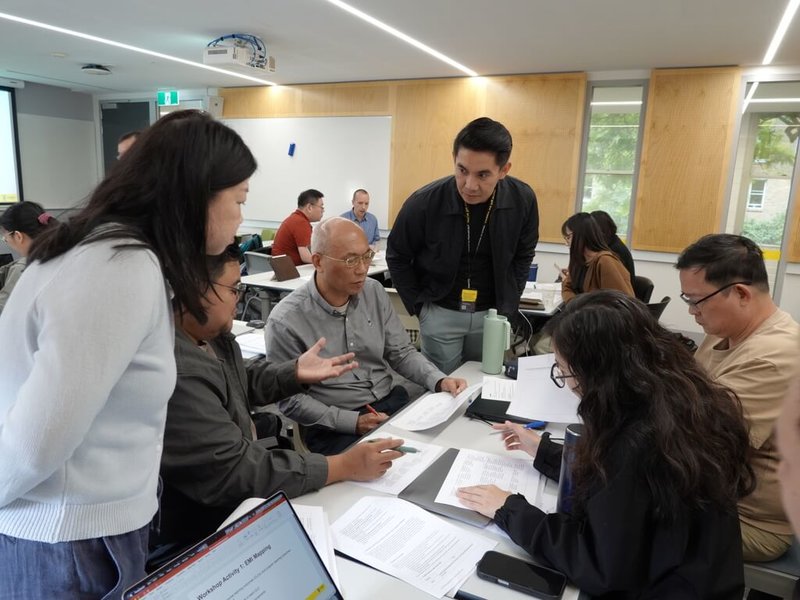 台灣師範大學26日發布新聞稿，2月份與澳洲新南威爾斯大學（UNSW）合作，共同規劃EMI（英語為教學語言）教師增能培訓，課程特別將「教學設計」與「教學研究」並置，支持教師掌握教學方法外，更能以教學實踐研究的視角釐清問題。（台師大提供）中央社記者陳至中台北傳真　115年2月26日