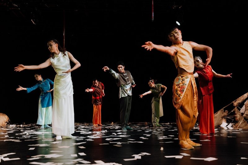 屏東縣「2026春風調戲藝術節」3月起至6月將推出多檔節目，其中許程崴製作舞團4月將在王船文化館演出「上造」，用舞蹈美學詮釋人神共存力量。（文化處提供）中央社記者李卉婷傳真　115年2月26日