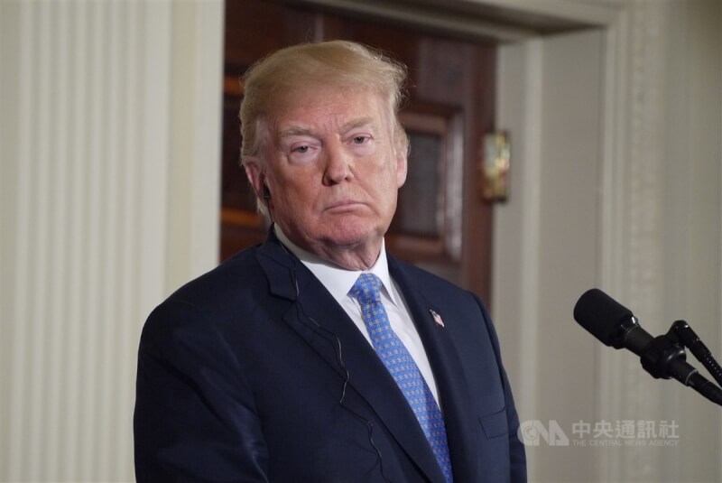 美國總統川普。（中央社檔案照片）