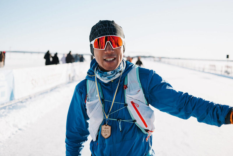 極地超馬運動員陳彥博抵達瑞典，準備迎戰3月1日起跑的185公里拉普蘭極地橫越賽。（陳彥博提供）中央社記者辜泳秝斯德哥爾摩傳真　115年2月27日