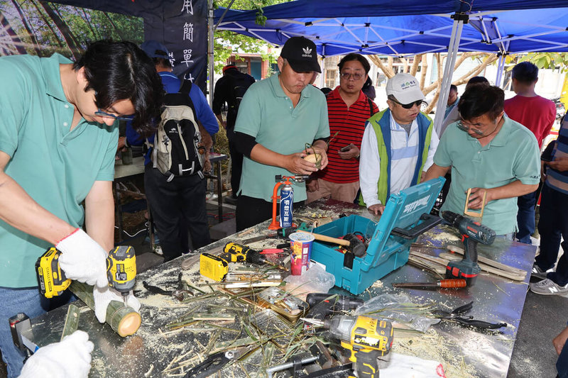 南投縣政府27、28日於鹿谷鄉小半天石馬公園辦竹夢森活節活動，匯聚在地青農與工藝師，帶領民眾探索竹子的無限可能。（南投縣政府提供）中央社記者鄭維真傳真　115年2月27日