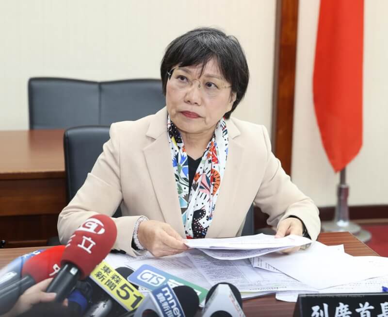 內政部長劉世芳。（中央社檔案照片）