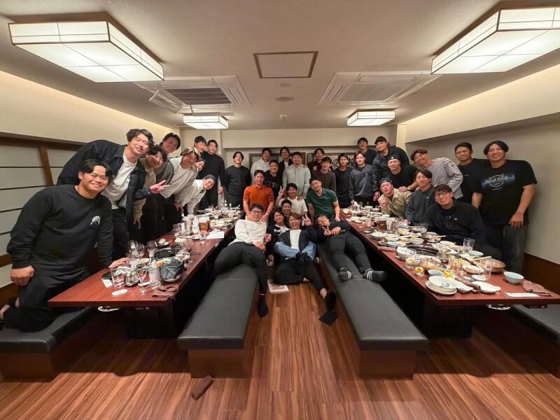 世界棒球經典賽（WBC）即將開打，日本隊「侍Japan」日前在一家燒肉店舉行誓師大會。（圖取自instagram.com/shoheiohtani）