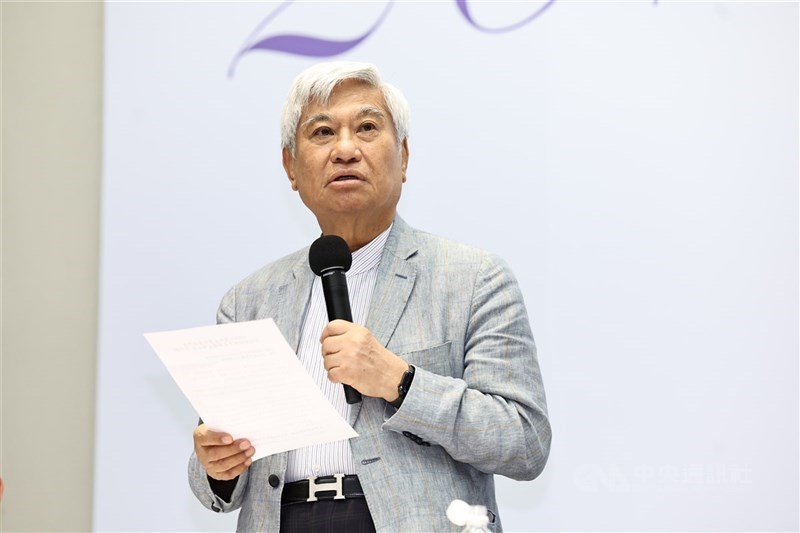 圖為穩懋董事長陳進財。 （中央社檔案照片）