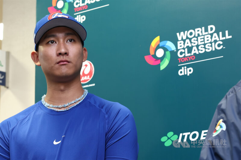 世界棒球經典賽（WBC）台灣隊2日官辦熱身賽因雨取消，台灣旅美投手沙子宸練球後受訪表示，希望3日的熱身賽能把團隊的氣氛打出來，藉由實戰凝聚隊友迎接正賽。中央社記者王騰毅宮崎攝  115年3月2日