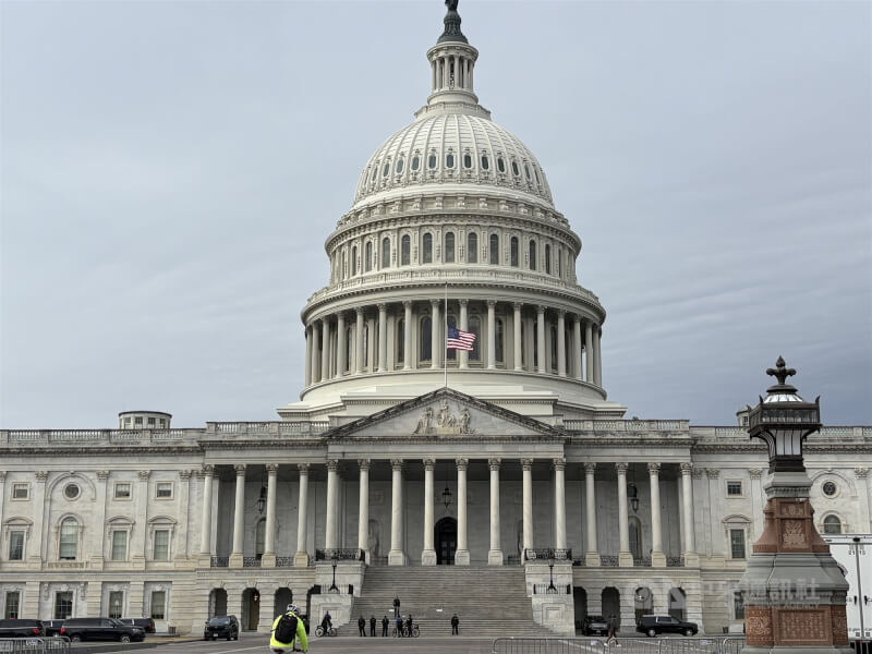 圖為美國國會大廈。（中央社檔案照片）