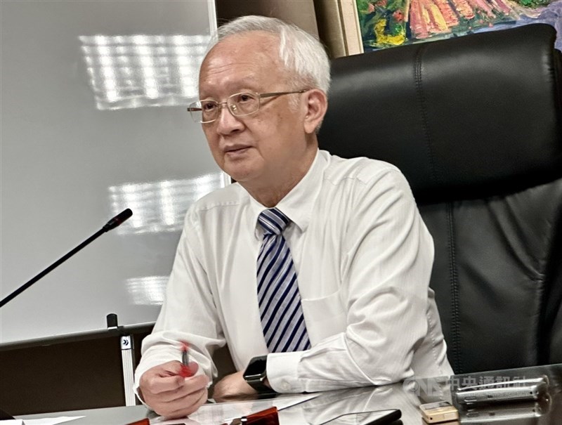 圖為兆豐金董事長董瑞斌。（中央社檔案照片）