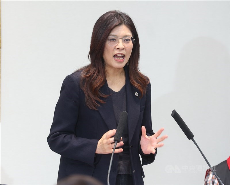 圖為國民黨主席鄭麗文。（中央社檔案照片）