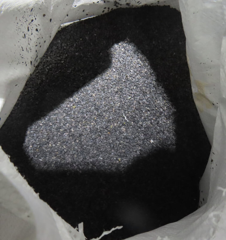 食藥署3日公布最新邊境監測結果，米其林推薦知名港式老牌甜品又上榜，業者從中國進口的黑芝麻被檢出鎘每公斤0.2微克超標，共1批、1公噸遭邊境攔截，沒有流入市面。（食藥署提供）中央社記者沈佩瑤傳真　115年3月3日